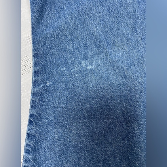 Vintage Saddle King Western Denim Shirt – Pearl Snap, Long Sleeve - Picture 5 of 16